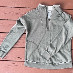 Fitz + Eddi quarter zip pullover sweatshirt